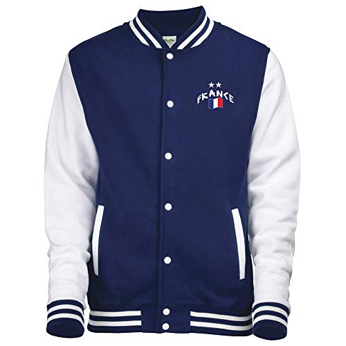Veste mixte France 2 étoiles le coupe-vent supporter pour le sport