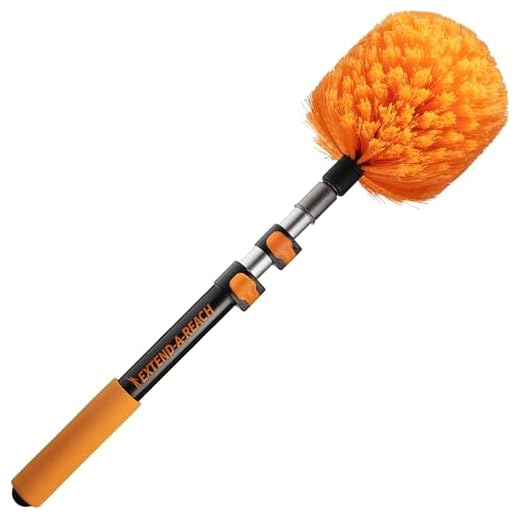 Adjustable 18-48” Cobweb Duster for All Areas