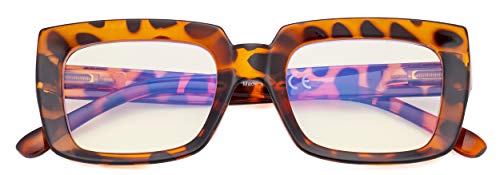 Image of CessBlu Ladies Oversized Blue Light Filter Glasses Blocking UV Rays Computer Readers for Women Reading Oprah Style