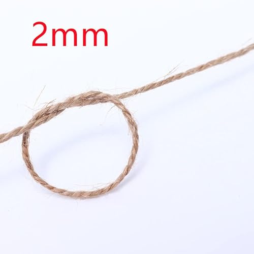 328 Feet Brown Natural Jute Twine Twine Rope For Crafts, Gift Wrapping, Packing, Gardening And Wedding Decor #TOP5