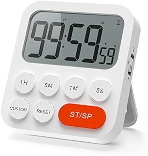 LIORQUE Kitchen Timer Digital Timers for Cooking, Magnetic Count Up or Countdown Timer