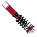 ZYauto Coilovers for Honda Civic 1988-2000, for Honda CR-X 1988-1991, for CR-X Delsol 1993-1997, for Acura Integra 1990-2001, Adjustable Height Lowering Kit Red