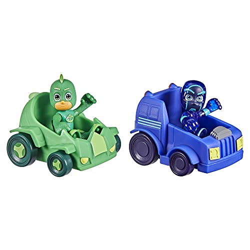 Pj Masks Gekko Vs Night Ninja Battle Racers Preschool Toy, Vehicle And Action Figure Set For Kids Ages 3 And Up #TOP1