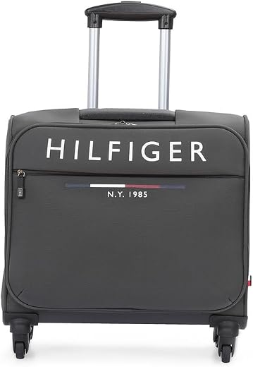 Tommy Hilfiger 15-Inch Laptop Overnighter Trolley Bag for Men &amp; Women – Carolina Pro| Polyester, Size - 44CM | Travel Bag ...
