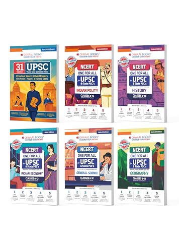 Oswaal NCERT One for All Books for UPSC & State PSCs (Set of 6) | ...