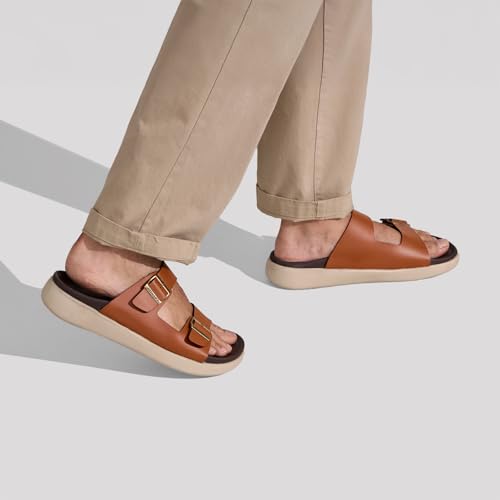 Image of Neeman's PureWhoosh Flow Sandals for Men | Double-Buckle Comfort | Lightweight, Flexible & Stylish Everyday Wear