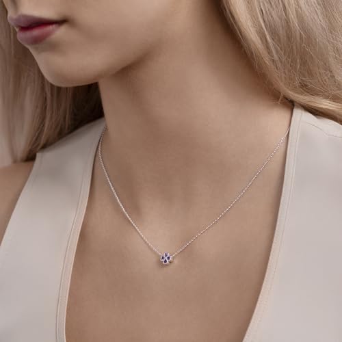 Collier cœur et fleur Radley en argent et zircone pour sublimer un décolleté - 3