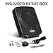 BOSS Audio Systems BAB8 8 Inch Powered Subwoofer Car Audio - 800 Watts Max, Single 2.6 Ohm, Voice Coil, Built in Amp