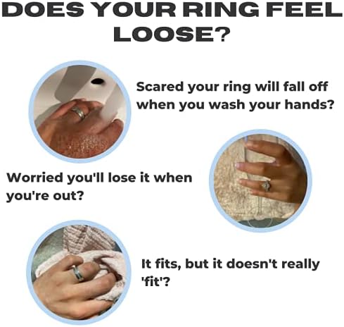 Ring size too big? Ringlock Semi-permanent adjuster / resizer makes your ring fit. Includes a Ring Bath & Jewellery cloth to clean your ring.