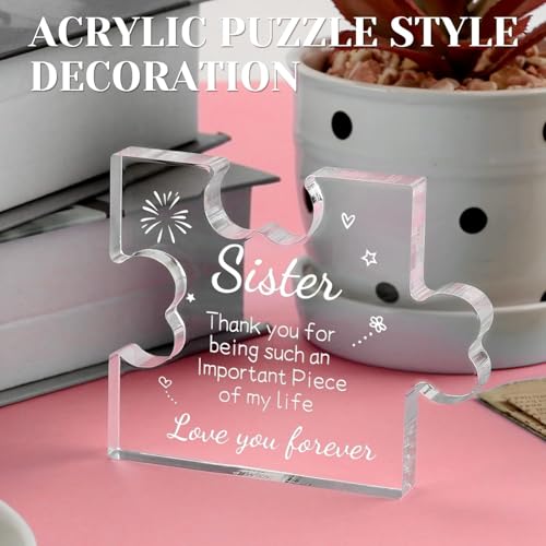 Image of Heart shaped plaque gift (Sister)