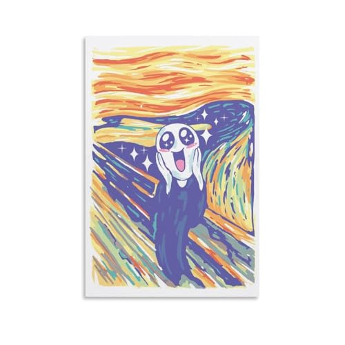 G gA[g Cg Kawaii Scream 킢 |X^[ Ǐʉ EH[A[g f炵Mtg24x36inch(60x90cm)