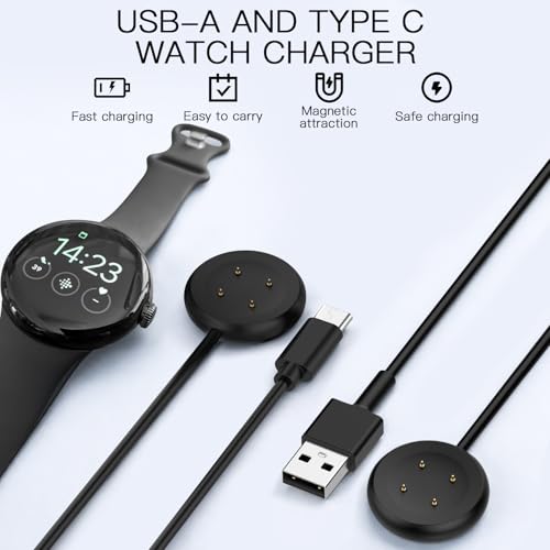 Câble de charge pour montre connectée Google Pixel Watch 3 robuste 1m