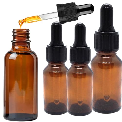 Frasco Cuentagotas,Botella Cuentagotas,Mini Frasco Cuentagotas,Frasco Cuentagotas Cristal,Frasco Vidrio Cuentagotas,Ambar Frasco Cuentagotas,para Aceites Esenciales,Perfumes,1 x 10 ml,2 x 5 ml