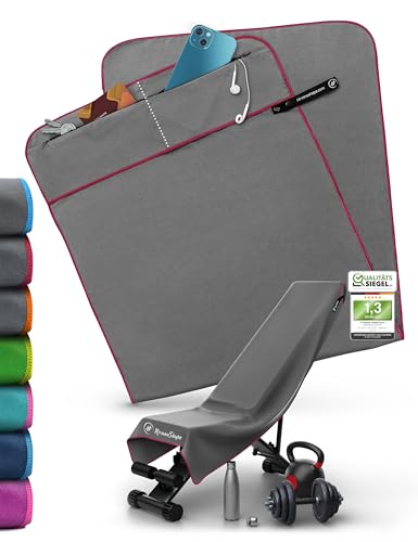 NirvanaShape Fitness-Handtuch | Aus starker Mikrofaser mit Magnet-Clip,...