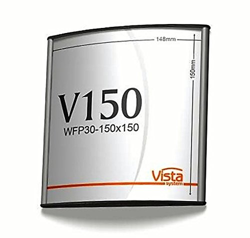 SET OF 6, OFFICE SIGN FRAME HOLDER FOR WALL OR DOOR MOUNT NAME PLATE DISPLAY CURVATURE PLAQUE SILVER ALUMINUM 6.00