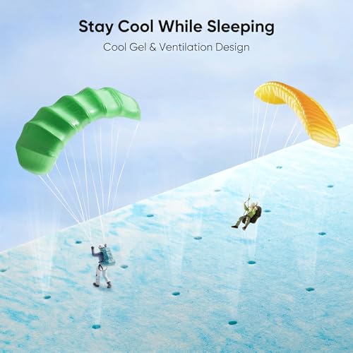 Image of Marsail Full Size Mattress Topper, 3 Inch Gel Memory Foam Bed Topper, Soft Comfortable Mattress Pad for Full Bed, Sleeper Sofa, RV Camper, CertiPUR-US Certified Foam