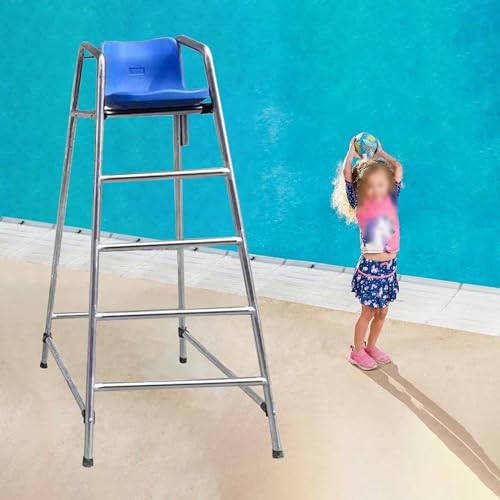 Silla de Socorrista para Piscina Acero Inoxidable 180cm