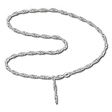 SilberDream Fußkette silber für Damen 925 Silberschmuck Singapur 25cm SDF014 Silber Fußkette