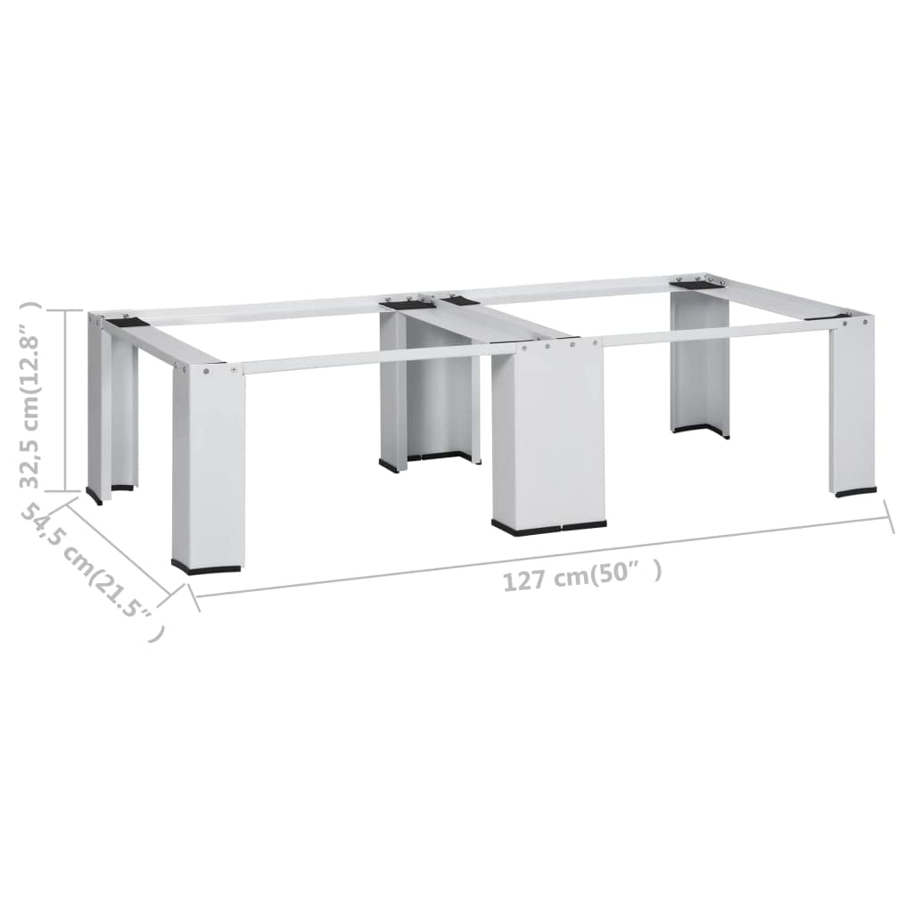 Accessori per elettrodomestici - Accessori per elettrodomestici - Doppio piedistallo per lavatrice e asciugatura - Bianco