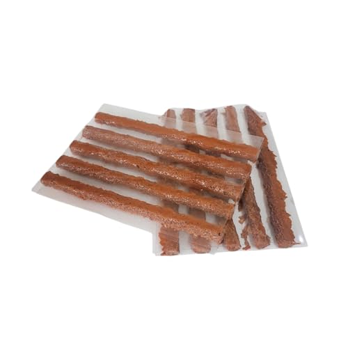 FAST WORLD SHOPPING ® Set 10 Stick in Gomma Riparazione Pneumatici Tubless - Kit Bastoncini Gommosi per Bucature, Inserti Forature Ruote