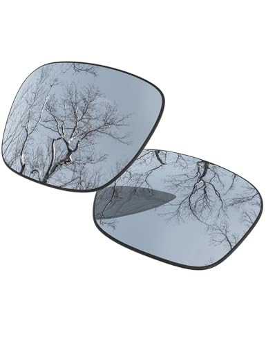 ToughAsNails Lentes polarizados de repuesto para gafas de sol Oakley Frogskins Mix OO9428, más opciones, Plata cromada, Talla única