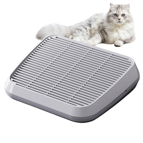 Ranley Escalón para Bandeja Sanitaria | Escalones para Gatos De Acceso A Bandeja Sanitaria - Tapete De Doble Capa Antideslizante, Elevado Y Fácil Limpieza para Interior Y Exterior, Accesorios para