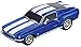 Carrera 64146 Ford Mustang '67 Racing Blue GO!!! Analog Slot Car Racing Vehicle 1:43 Scale