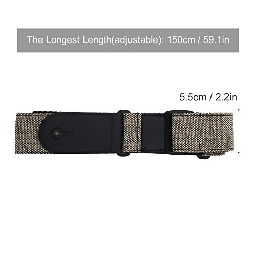 Drfeify Sangle réglable de Guitare, Accessoires de bandoulière d’ukulélé de Basse de Guitare électrique - Les Beatles, Paul McCartney, John Lennon, RIngo Starr, George Harrison Drfeify Sangle réglable de Guitare, Accessoires de bandoulière d'ukulélé de Basse de Guitare électrique – Image 3