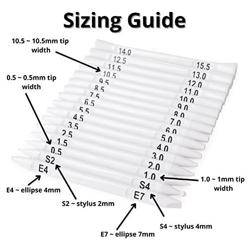 Dotting Tools - for dot Art - Happy Dotting Company - 16pc Double Ended Set with Stylus and Unique Ellipse Tool - Image 4