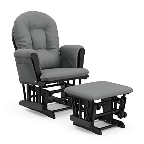 Storkcraft Premium Hoop Glider & Ottoman Set