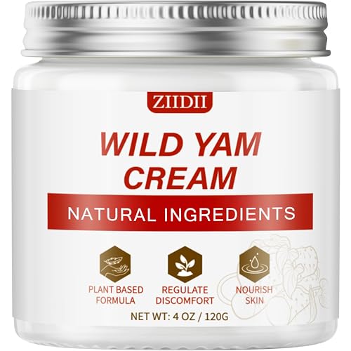 ZIIDII Wild Yam Cream - Natural Balancing Cream for Women Soothing Support for Midlife Wellness Deeply Nourish & Moisturize the Skin 4 oz