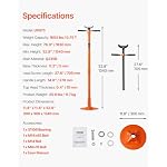VEVOR Underhoist Support Stand 3/4 Ton Capacity Under Hoist Jack Stand - Image 7