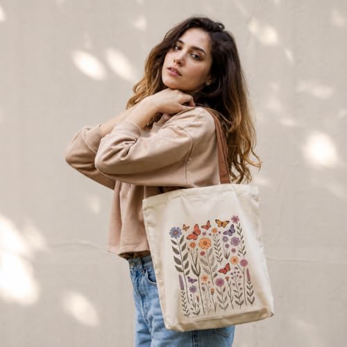 Image of Kaigan Premium Tote Bag Printed Designed Canvas Tote Bags For Women, Ecofriendly Cotton Canvas Bag for Girls Tote bag For Shopping, College, Travel, Handbag For Unisex