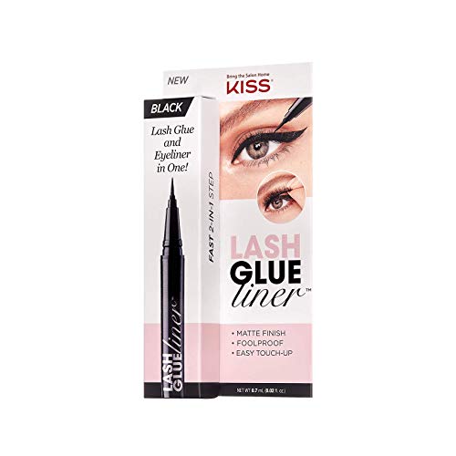 Kiss Lash Glueliner Black, 0.02 fluid_ounces