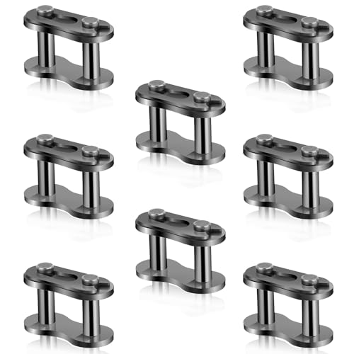 Image of 8pcs #35 Roller Chain Connecting Links,Chain Master Links Heavy Duty Manganese Steel Chains Connector Replacement for Motorcycles Bicycles Mini Bikes