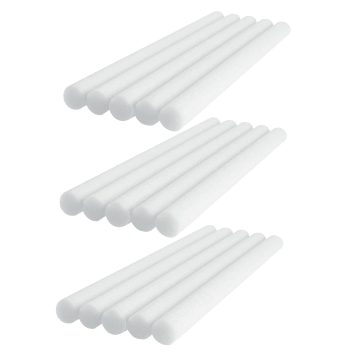 GARVALON 15 Stück Duftstäbchen Baumwollfaser Aromadiffusor Stäbchen Wasserabsorbierend Raumduft Ersatzstäbe für Wohnzimmer Schlafzimmer Büro