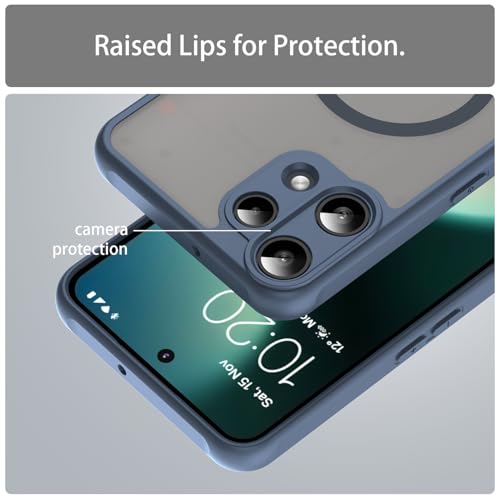 Image of Compatible with Nothing Phone3A Lite Case Cover,Compatible with MagSafe,Anti-Fall,Compatible with Nothing Phone (3a) Lite 5G A001T Cell Protective Phone Case Blue