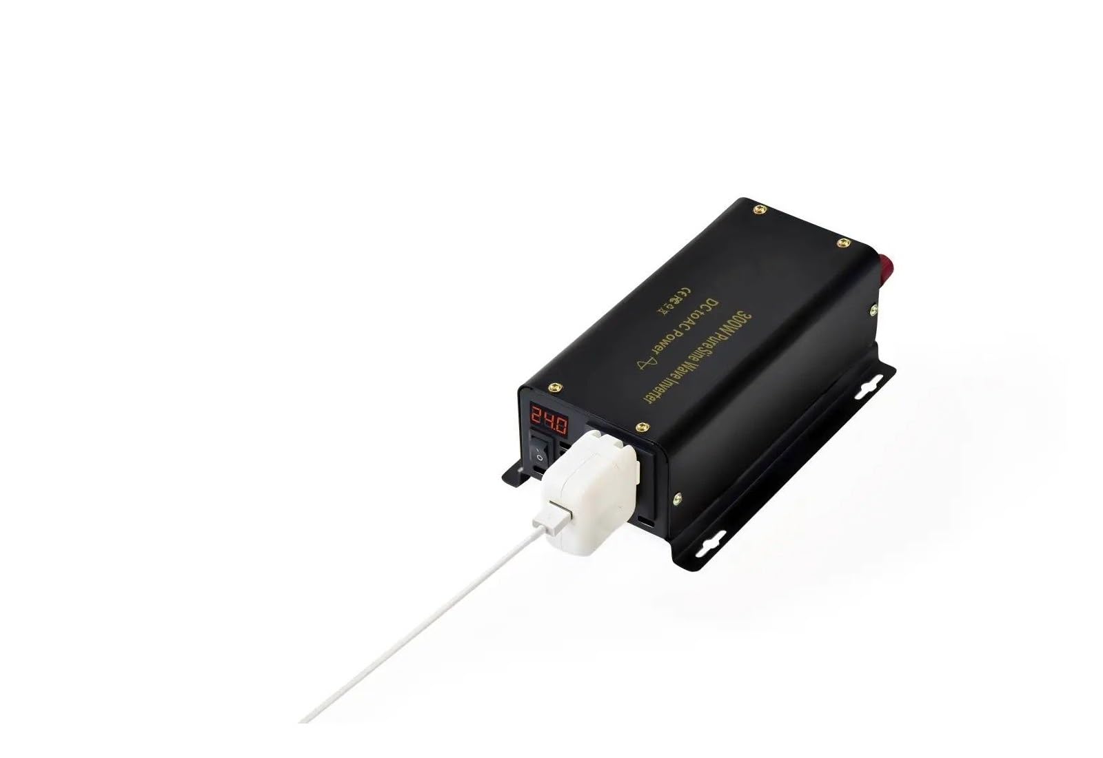 Convertitore Tensione Inverter Potenza A Onda Sinusoidale Pura 300W 24V 220V Pannello Solare Generatore Convertitore 12V/36V/48V/72V/96 CC A 100V/110V/120V/230V/240V CA(100V,AU,24V)