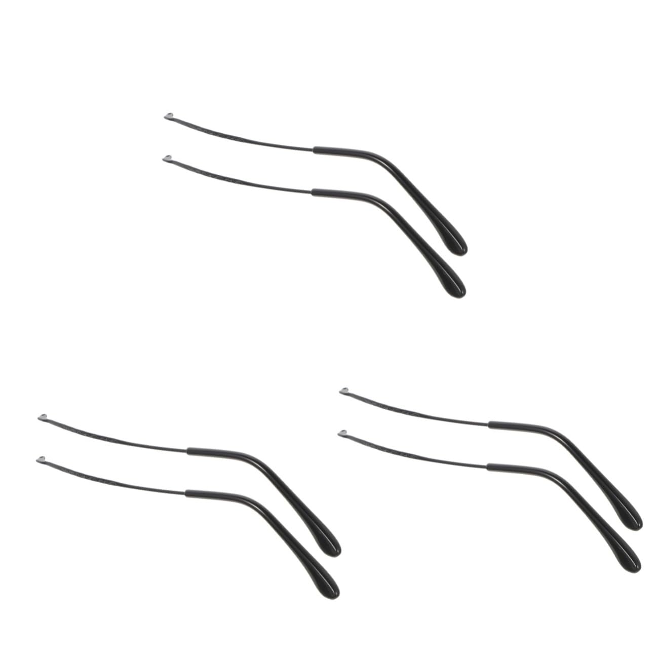 Ipetboom 3 Pairs Eyeglass Replacement Temple Sunglasses Replacement Temple Glasses Parts