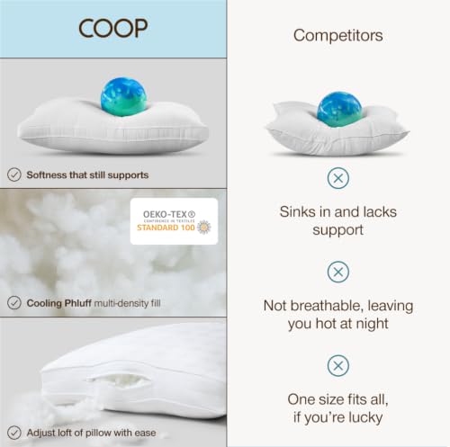 Image of Coop Home Goods Extra Cooling Phluff Pillow Fill for Essence Cooling Pillow