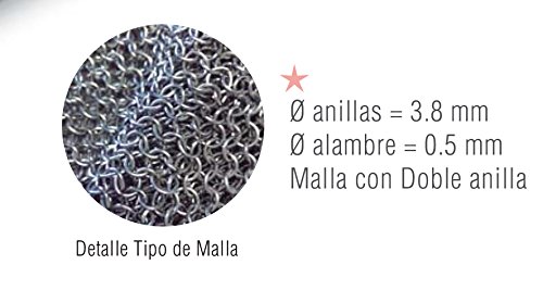 3 Claveles - Guante Anticorte Malla Metálica T-L
