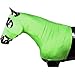 Sleazy Sleepwear for Horses X-Large Solid Zipper Stretch Hood -Neon Green