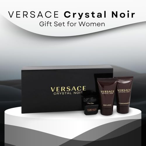 Versace Crystal Noir Perfume for Women Mini EDT 3 Piece Gift Set - image 2