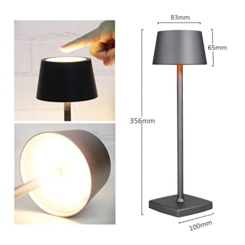 Lampe de table sans fil led rechargeable IP54 pour éliminer les câbles - 5