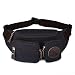 Muzee Mens Canvas Waist Pack Running Sling Backpack Crossbody Bag Fanny Packs