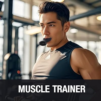 Portable Breathing Trainer with Adjustable Resistance Settings Muscle Trainer Exercise Device Resistance Trainer to Improve Breathing Capacity Enhance Muscle Training Strength