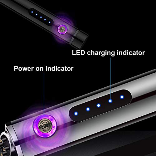 Exuberia Kerzenfeuerzeug, Elektronisch Feuerzeug Stabfeuerzeug Lichtbogen Stabfeuerzeug Arc Lighter Kerzenanzünder Für… – Bild 5