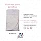 Filet - Elegantes und Feines Lätzchen, komplett aus Baumwolle mit Aida-Leinenstickerei, ideal für Babys und Kleinkinder, 100% Made in Italy, Farbe weiß