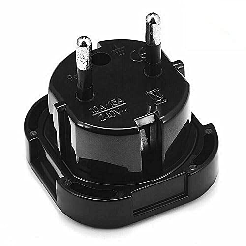CABLING® Adaptateur Prise Anglaise UK Femelle vers Prise France Mâle ( Noir)