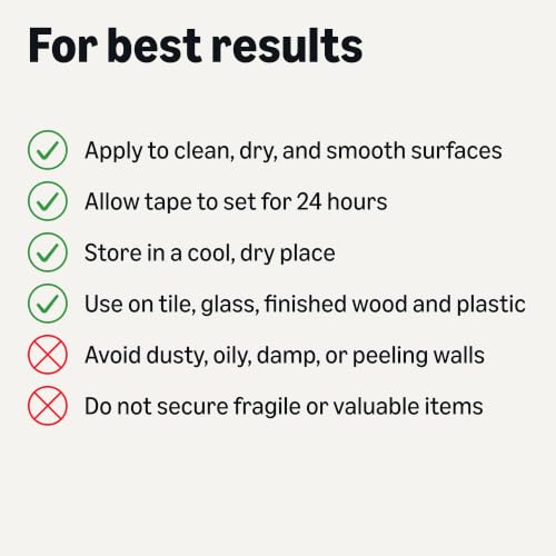 Image of Amazon Basics Double-Sided Heavy Duty Adhesive Clear Mounting Tape, Transparent, 118.2 inch L x 1.18 inch W x 0.07 inch H
